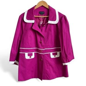 Dialogue Woman's Jacket 3/4 Sleeve Size XL NWOT